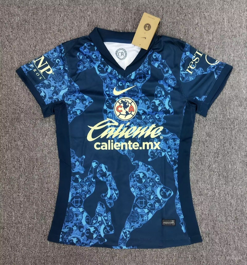 AAA Quality Club America Woman 24/25 Away Dark Blue Jersey